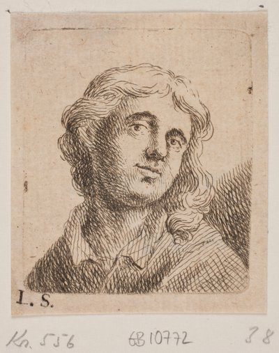Retrato de un joven de W.A. Müller