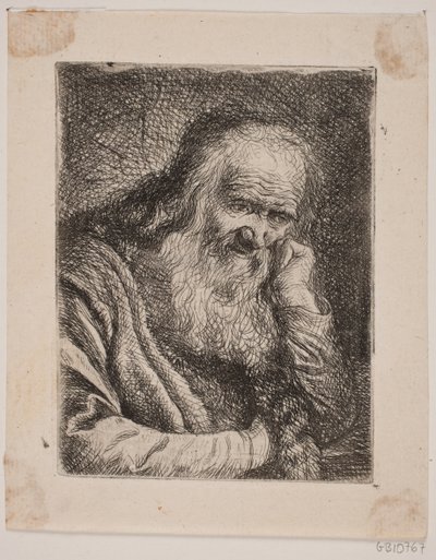 Un anciano barbudo de W.A. Müller