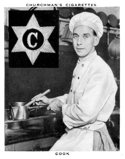 Cocinero, 1937 de WA and AC Churchman