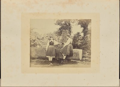 Eslovenos del Gail Thal, en traje de fiesta, Carintia de W.D. Howard and F.H. Lloyd