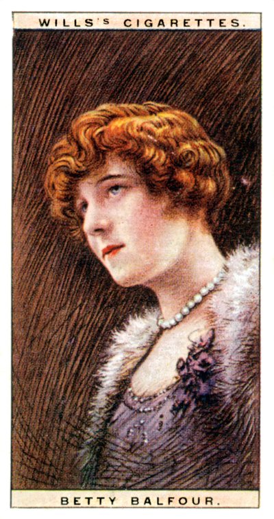 Betty Balfour 1903-1977, actriz inglesa, 1928 de WD and HO Wills