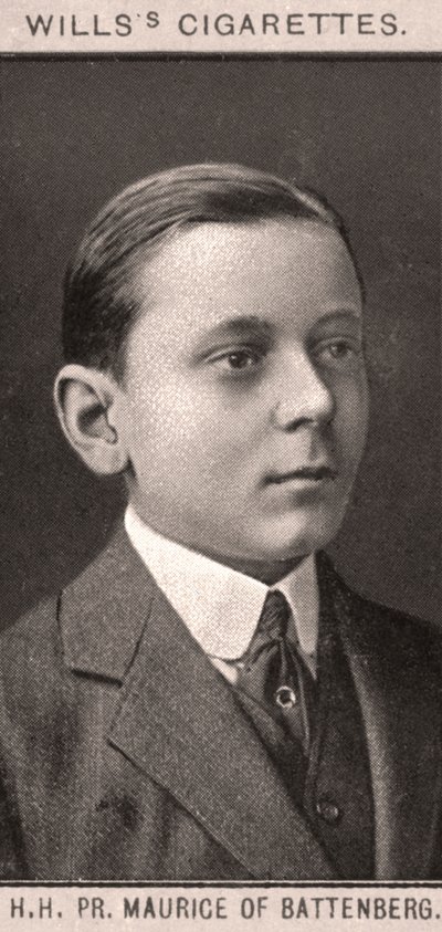 El Príncipe Mauricio de Battenberg, 1908 de WD and HO Wills