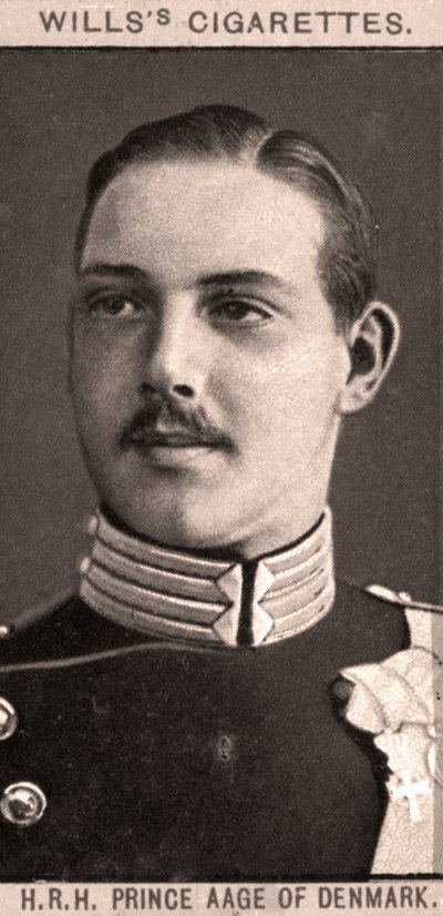 El Príncipe Aage de Dinamarca, 1908 de WD and HO Wills