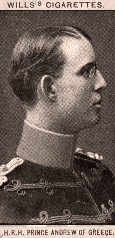 S.A.R. Príncipe Andrés de Grecia, 1908 de WD and HO Wills