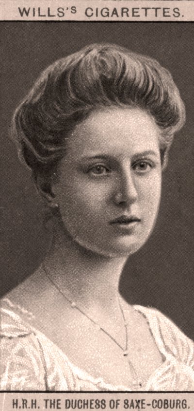 S.A.R. La Duquesa de Sajonia-Coburgo, 1908 de WD and HO Wills