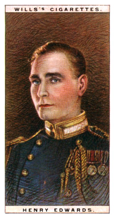 Henry Edwards 1882-1952, actor inglés, 1928 de WD and HO Wills