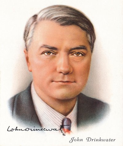 John Drinkwater, 1937. Artistas: Desconocido, WD & HO Wills de WD and HO Wills