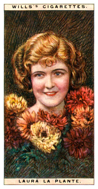 Laura la Plante 1904-1996, actriz estadounidense, 1928 de WD and HO Wills