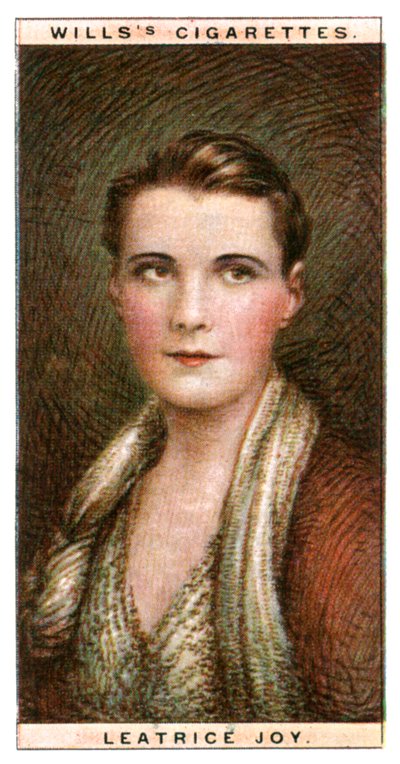 Leatrice Joy 1893-1985, actriz estadounidense, 1928 de WD and HO Wills