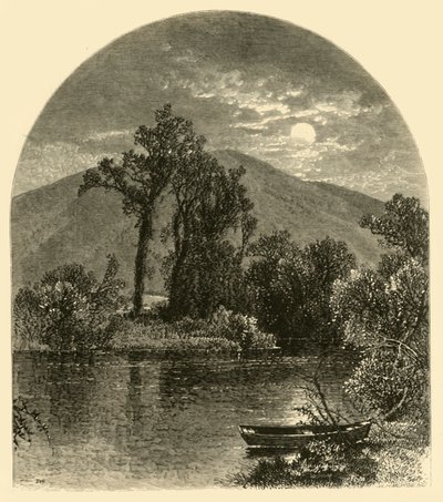 Río Hoosac, North Adams, 1874 de W.H. Morse