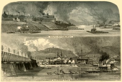 South Pittsburg y Alleghany City, 1874 de W.H. Morse