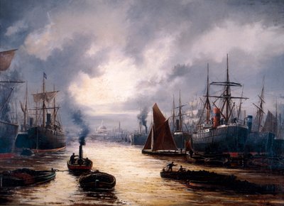 El estanque de Londres de WJ Baker