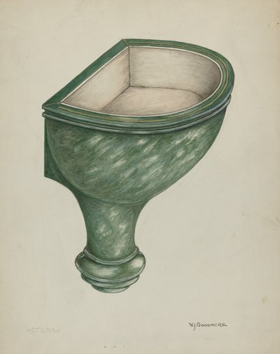 Pila de Agua Bendita, Santa Bárbara de W.J. Goodacre
