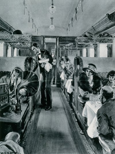 Radio en el tren de W.R.S. Stott