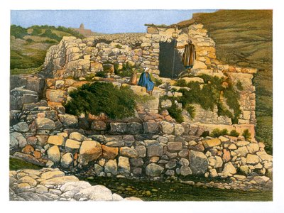 El pozo de En-Rogel, Jerusalén, c1870 de W. Dickens