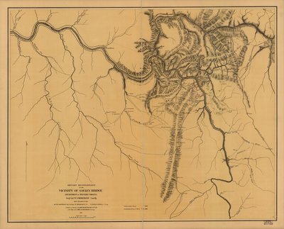 	Reconocimiento militar en los alrededores de Gauley Bridge, Departamento de Virginia Occidental, Brig. Gen. W. S. Rosecrans, comd