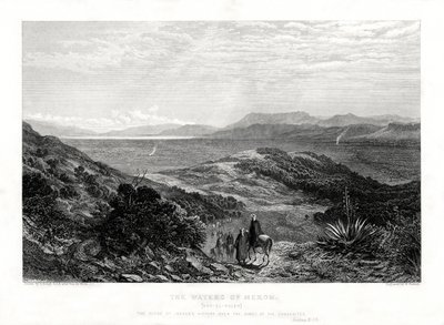 Las aguas de Merom, Palestina, 1887 de W. Forrest