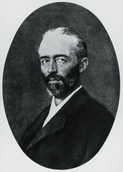 Retrato de Emil Theodor Kocher (1841-1917), médico suizo, Premio Nobel de Medicina en 1909 (grabado) de John Ward Dunsmore