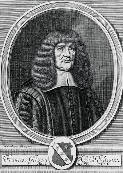 Retrato de Francis Glisson (1597-1677), físico, anatomista y médico británico de John Ward Dunsmore