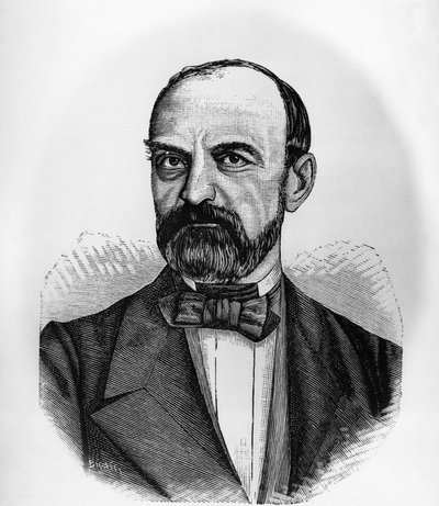 Retrato de Giovanni Lanza (1810-1882), político italiano que fue Presidente del Consejo de Ministros del Reino de Italia de 1869 a 1873 de John Ward Dunsmore