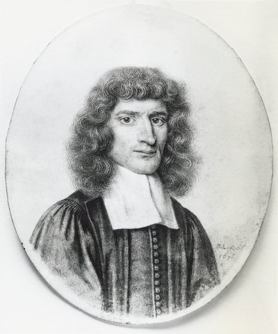 Retrato de Isaac Barrow (1630-1677), teólogo cristiano y matemático inglés de John Ward Dunsmore