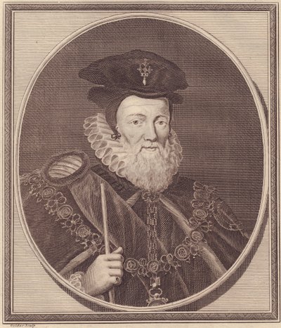 Retrato de William Cecil de John Ward Dunsmore