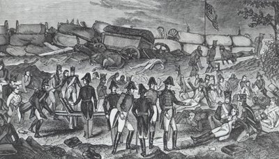 Soldados heridos tras la Batalla de Nueva Orleans (grabado) de John Ward Dunsmore