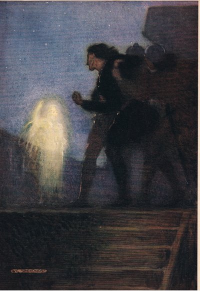 El padre de Hamlet se le aparece, de 