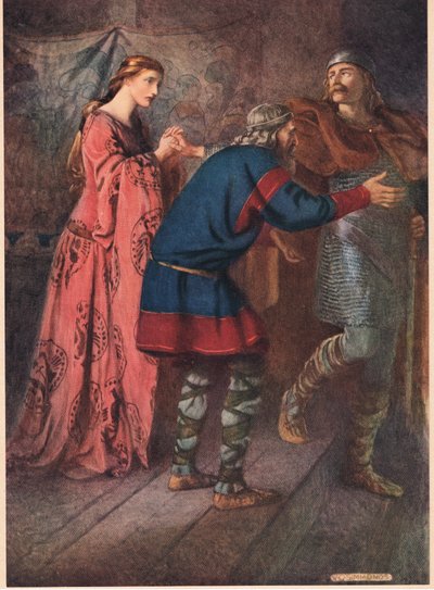 Laertes se despide de su hermana Ofelia, de 