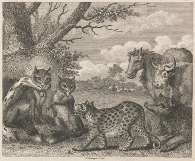 El león, la zorra y los gansos de W. Grainger
