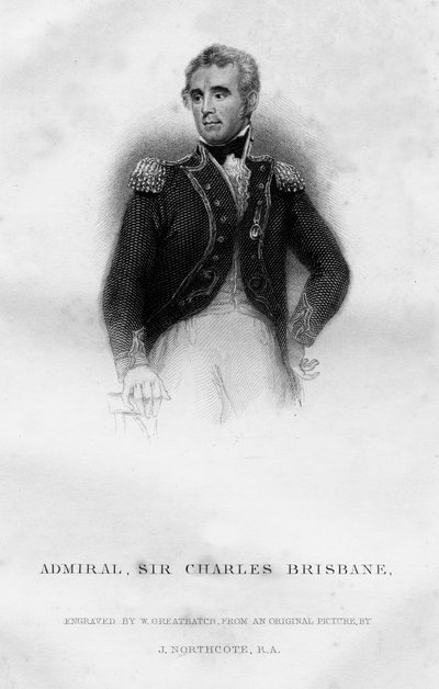 Almirante Sir Charles Brisbane 1769-1829, 1837 de W. Greatbatch