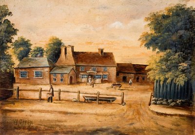 Posada Waggon and Horses, Handsworth de W. Green