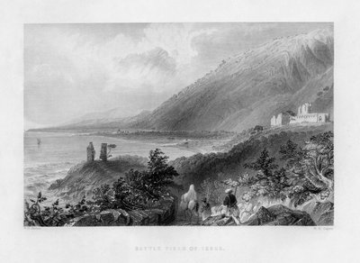 El campo de batalla de Issus, Turquía, 1841 de W. H. Capone