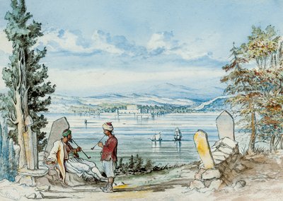 Vista en los Dardanelos, 1869 de W. H. Wrench