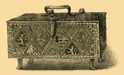 El Cofre de Valence, c1305-1312, 1881 de W. Harbutt