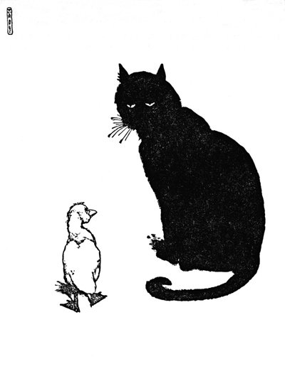 Y el gato dijo, ¿Puedes ronronear?, c1930 de William Heath Robinson