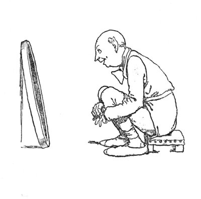 Se rió con deleite, c1930 de William Heath Robinson