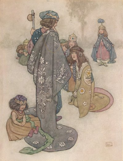 Princesas encontró en abundancia, pero si eran princesas reales era imposible para él determinar de William Heath Robinson