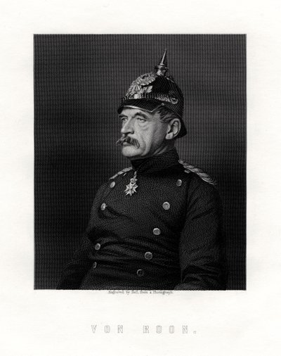 Albrecht Theodor Graf Emil von Roon, soldado y político prusiano, siglo XIX de W. Holl