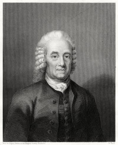 Emanuel Swedenborg, filósofo, místico y cosmólogo sueco, 1884 de W. Holl