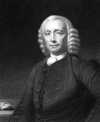 John Harrison, relojero inglés, 1768 de W. Holl