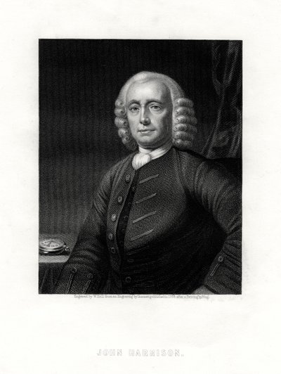 John Harrison, relojero inglés, siglo XIX de W. Holl