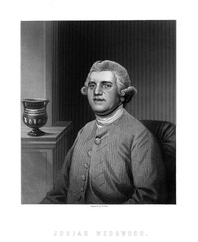 Josiah Wedgwood, industrial y alfarero inglés de W. Holl