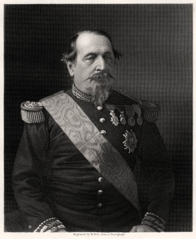 Napoleón III, Emperador de Francia, siglo XIX de W. Holl