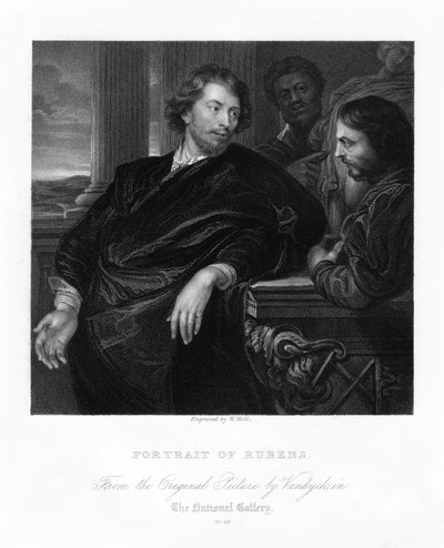 Peter Paul Rubens, artista flamenco, principios del siglo XVII de W. Holl