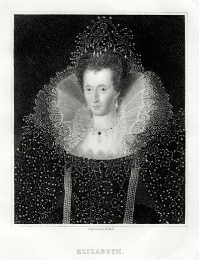 Reina Isabel I, 1860 de W. Holl
