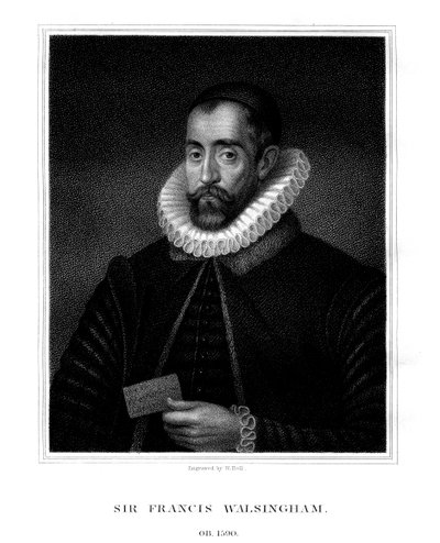 Sir Francis Walsingham, jefe de espías de la Reina Isabel I de W. Holl
