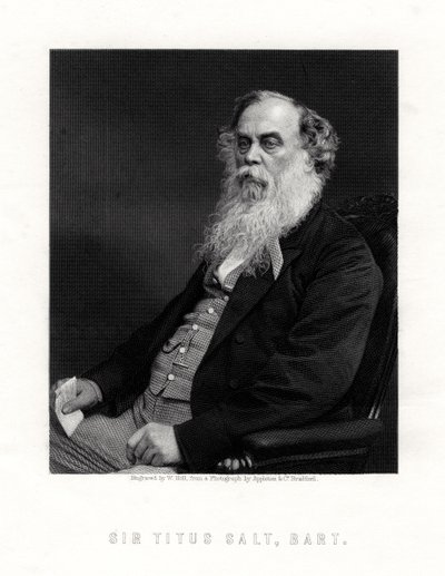 Sir Titus Salt, fabricante y benefactor británico, siglo XIX de W. Holl