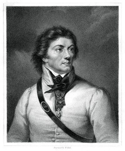 Tadeusz Kosciuszko, héroe nacional polaco y lituano, general y líder, 1833 de W. Holl