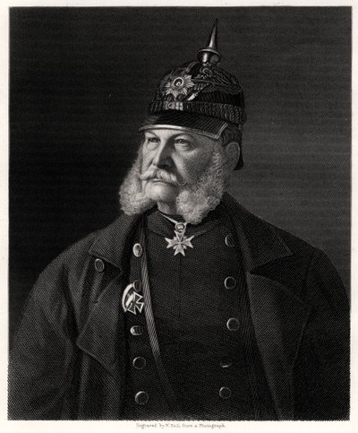 Guillermo I, Rey de Prusia y Emperador de Alemania, siglo XIX de W. Holl